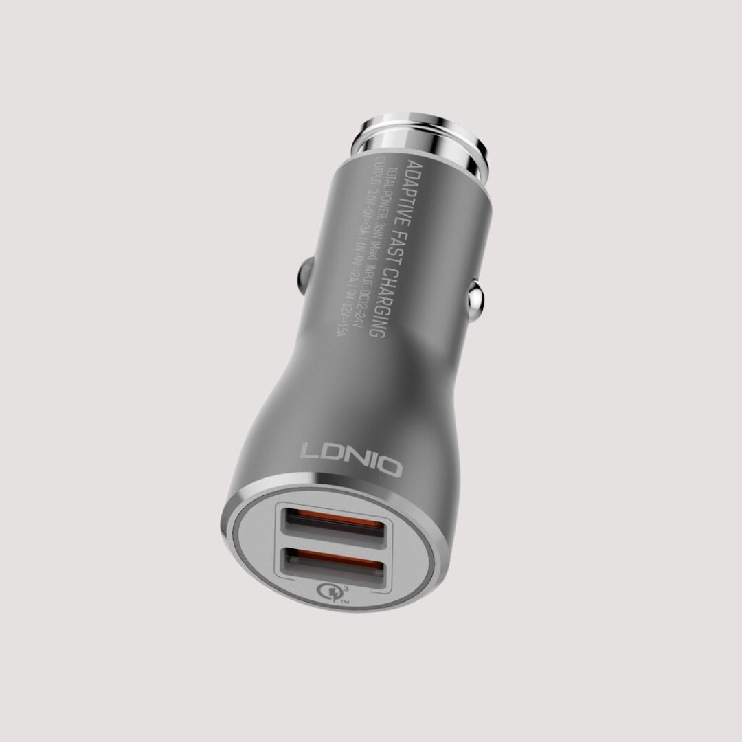 Dual Car Charger - Fast Charging