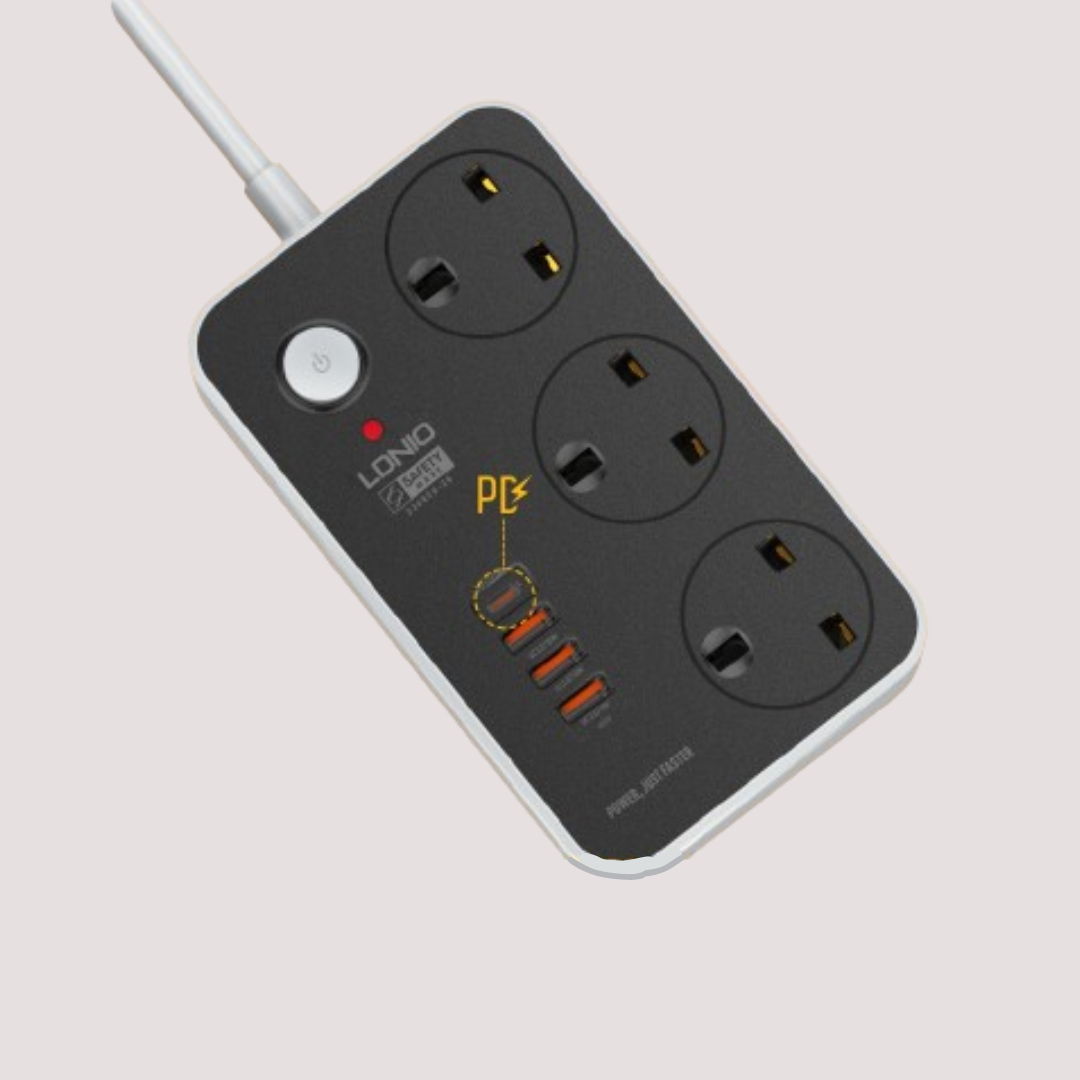 Extension Power Socket with USB-C