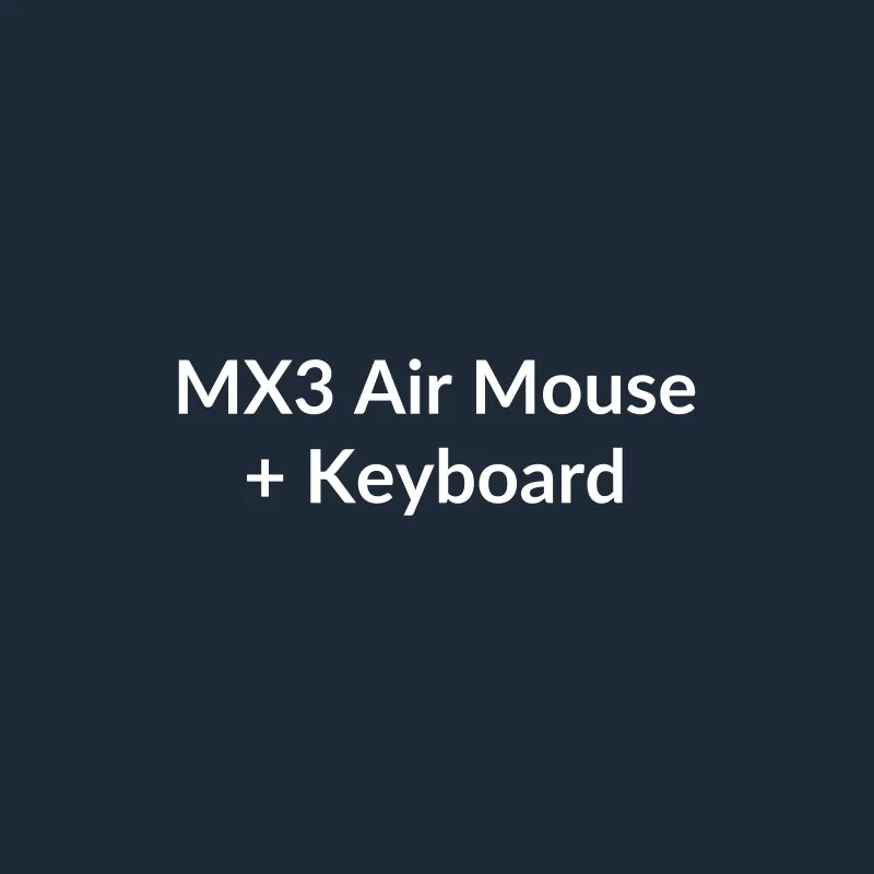 MX3 2.4G Wireless Air Mouse with Keyboard for Smart TV Box