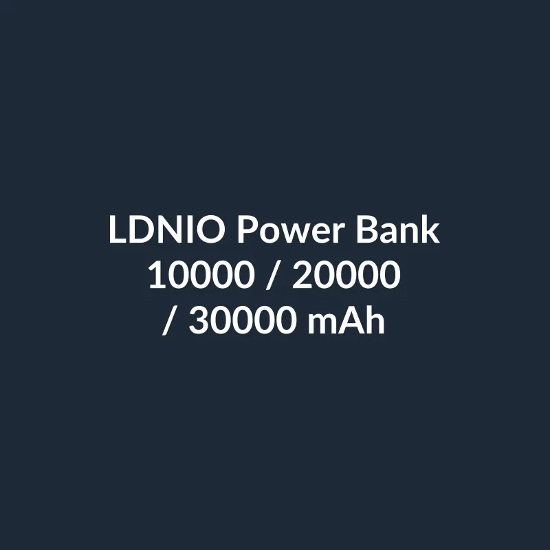 LDNIO SG Fast Charging Power Bank 10000mAh 20000mAh 30000mAh Portable