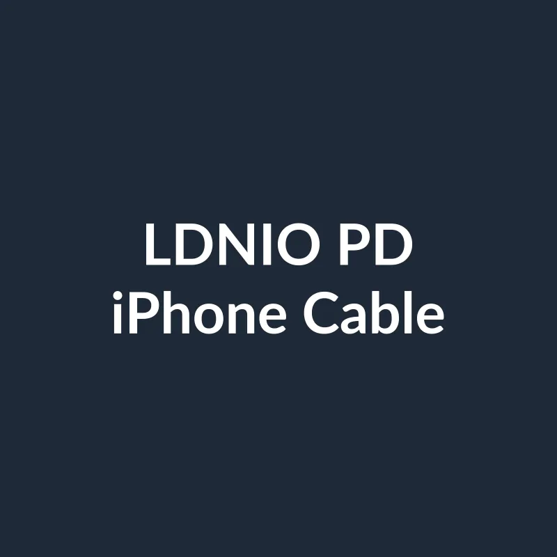 LDNIO PD Fast Charging Cable for iPhone Type-C to Lightning