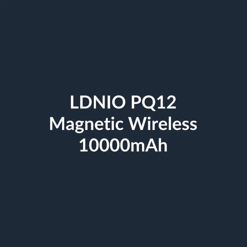 LDNIO PQ12 5A 22.5W Magnetic Wireless 10000mAh MagSafe Power Bank