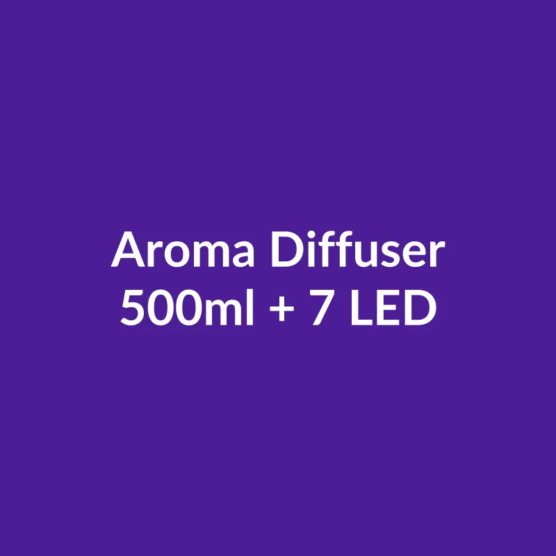 500ml Aroma Diffuser Humidifier with Remote and 7 LED Lights