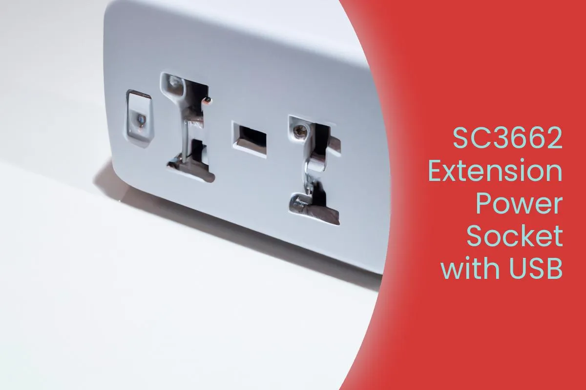 SK3662 Extension Power Socket with USB