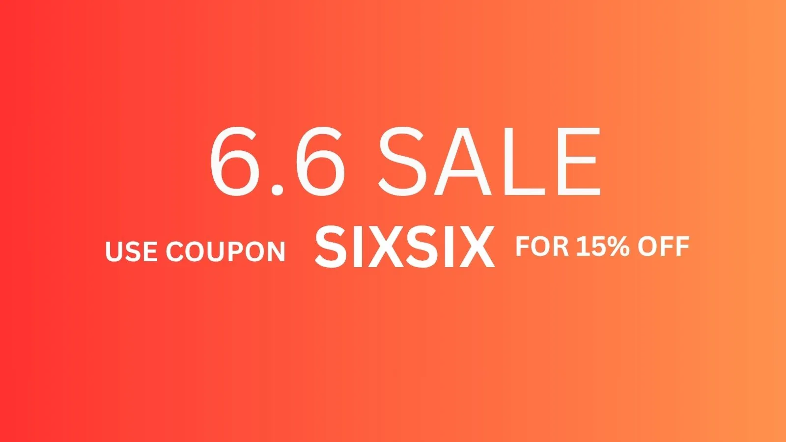 sixsix-sale