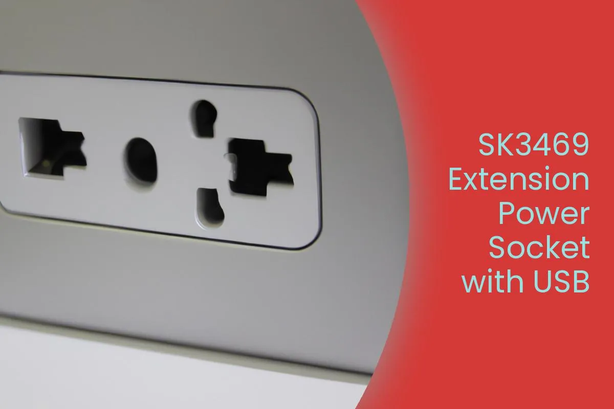 SK3469 Extension Power Socket with USB